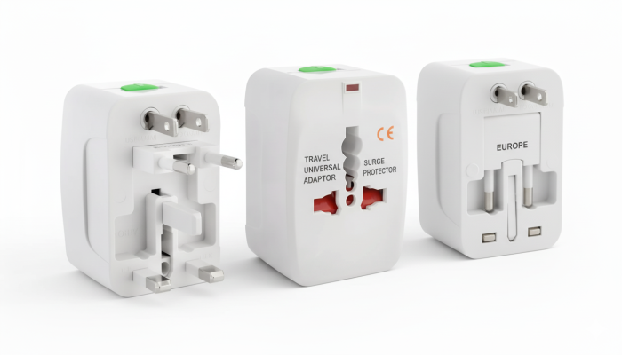Universal Travel Surge Protector & Wall Charger Adapter